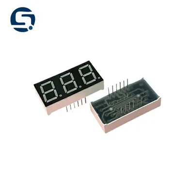 3 számjegyű 7 szegmens LED kijelző