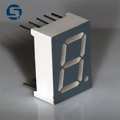 0,4 hüvelykes egy számjegyű 7 szegmens LED kijelző